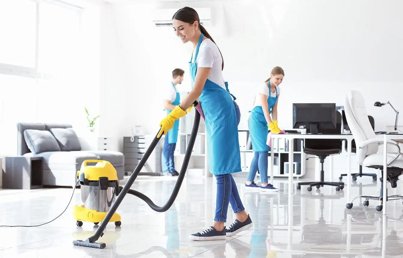 Slide Woman Cleaning
